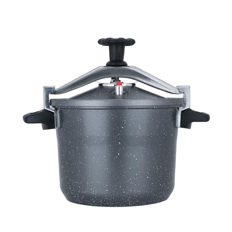 قدر ضغط جرانيت عالي الجودة سعة 8 لتر - رمادي