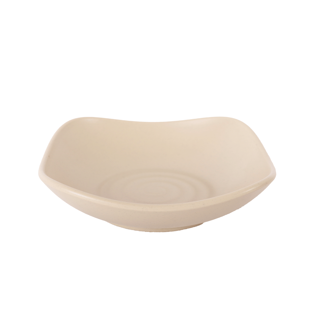 طبق تقديم فيت نهات بلاستيك مربع موديل 1258 - بيج