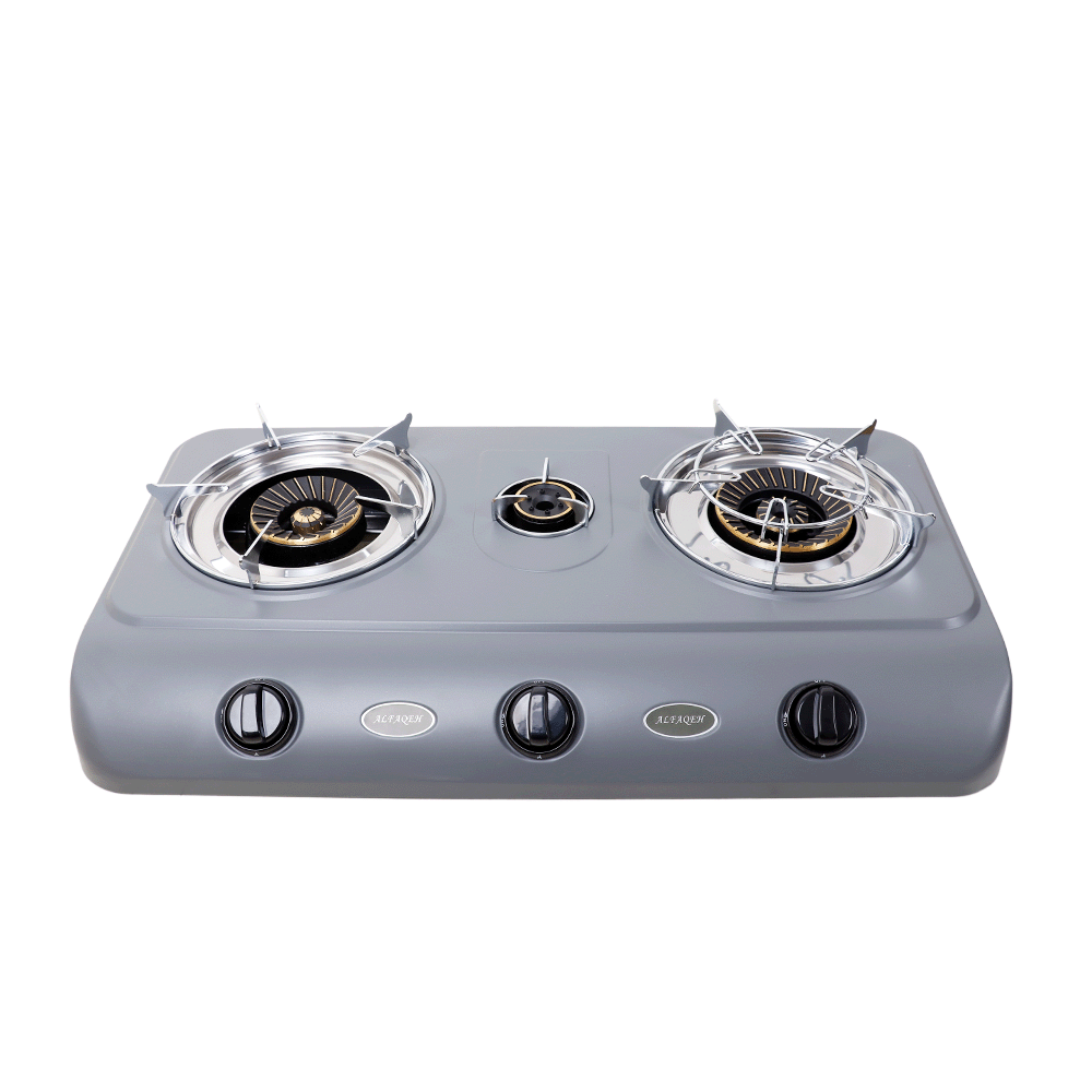 طباخة الفقية اتوماتيك ستيل 3 عيون موديل 3B-06TRB - رمادي