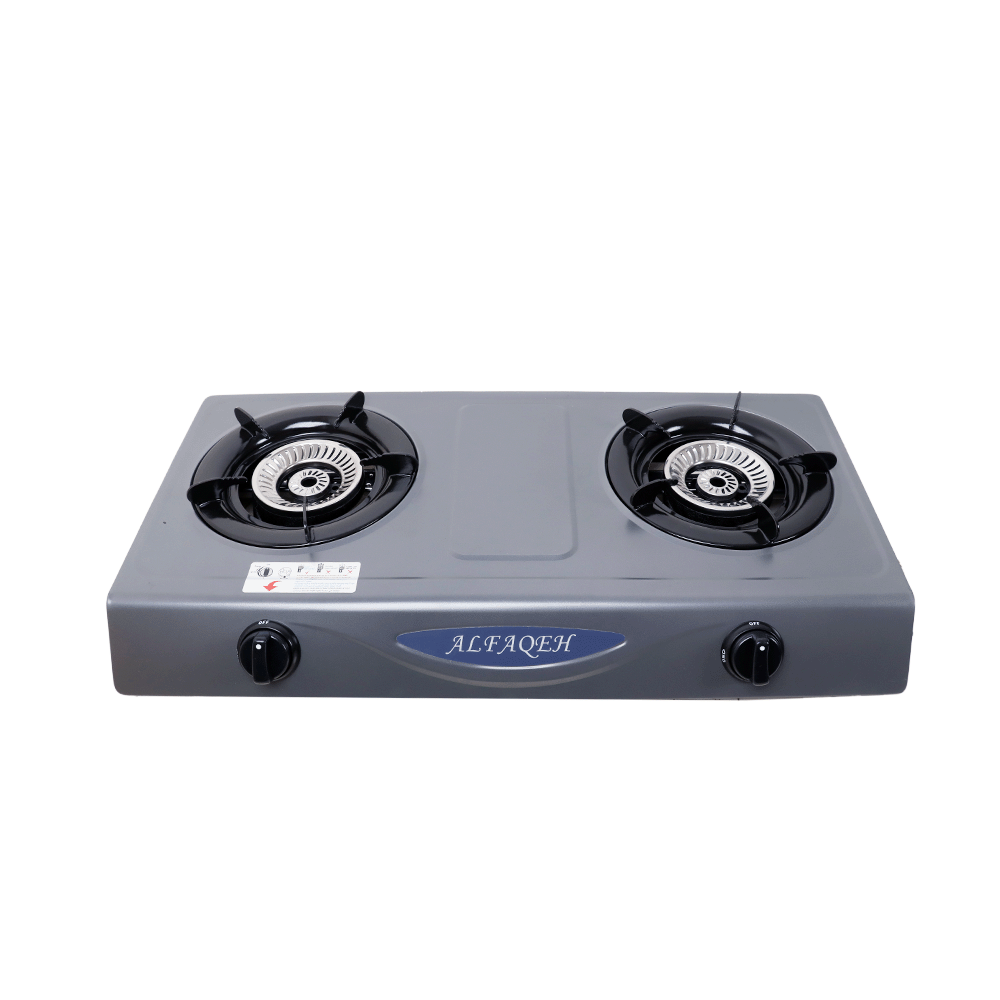 طباخة الفقية اتوماتيك ستيل 2 عيون موديل T-Y05A - رمادي