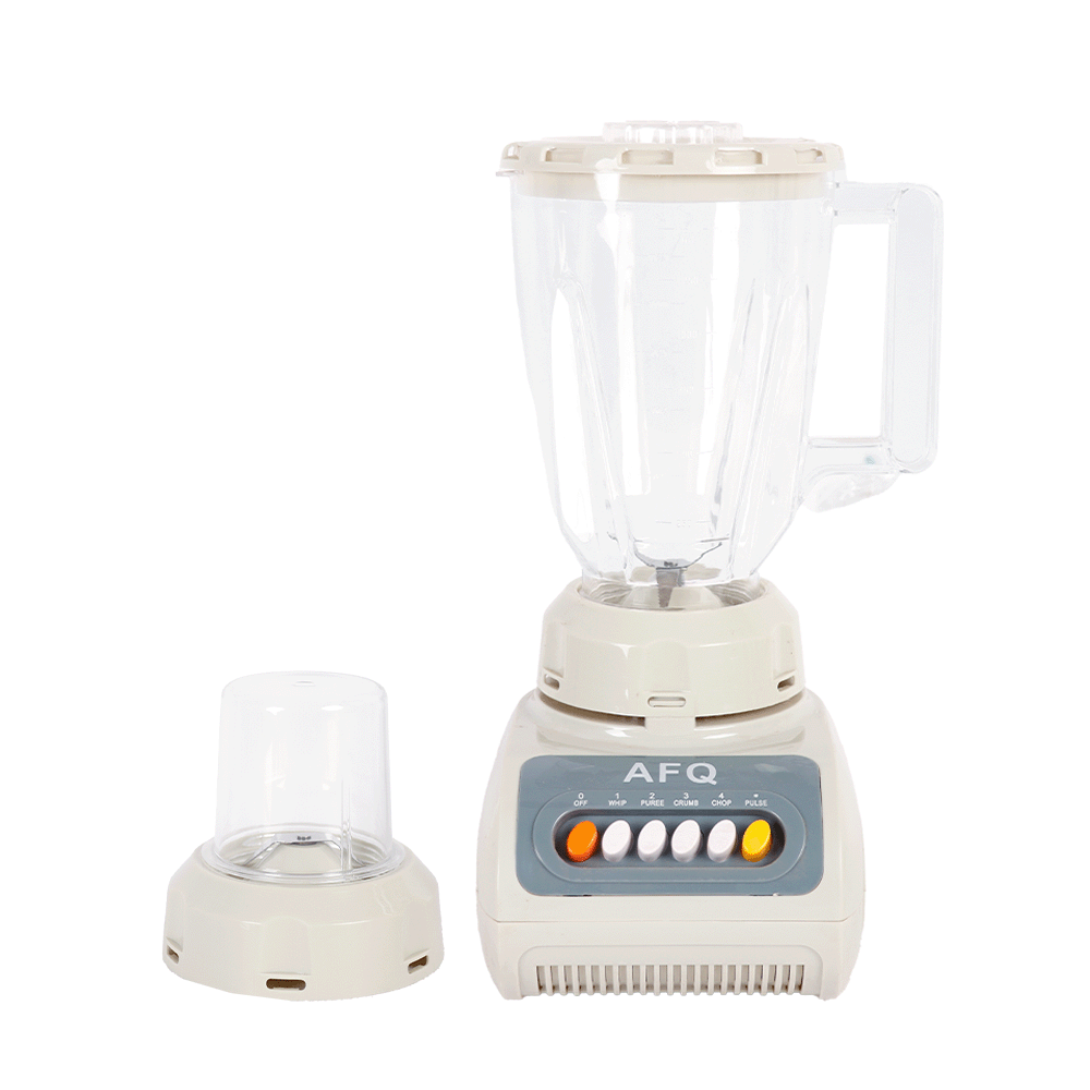 خلاطة كهرباء 2×1 اي اف جي بقوة 350 واط بقلص بلاستيك 1.5 لتر موديل A-999 - بيج