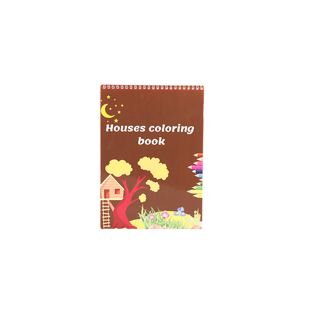 دفتر تلوين دفتر وقلم رسومات ديكور المنزل مقاس A5 30 ورقة