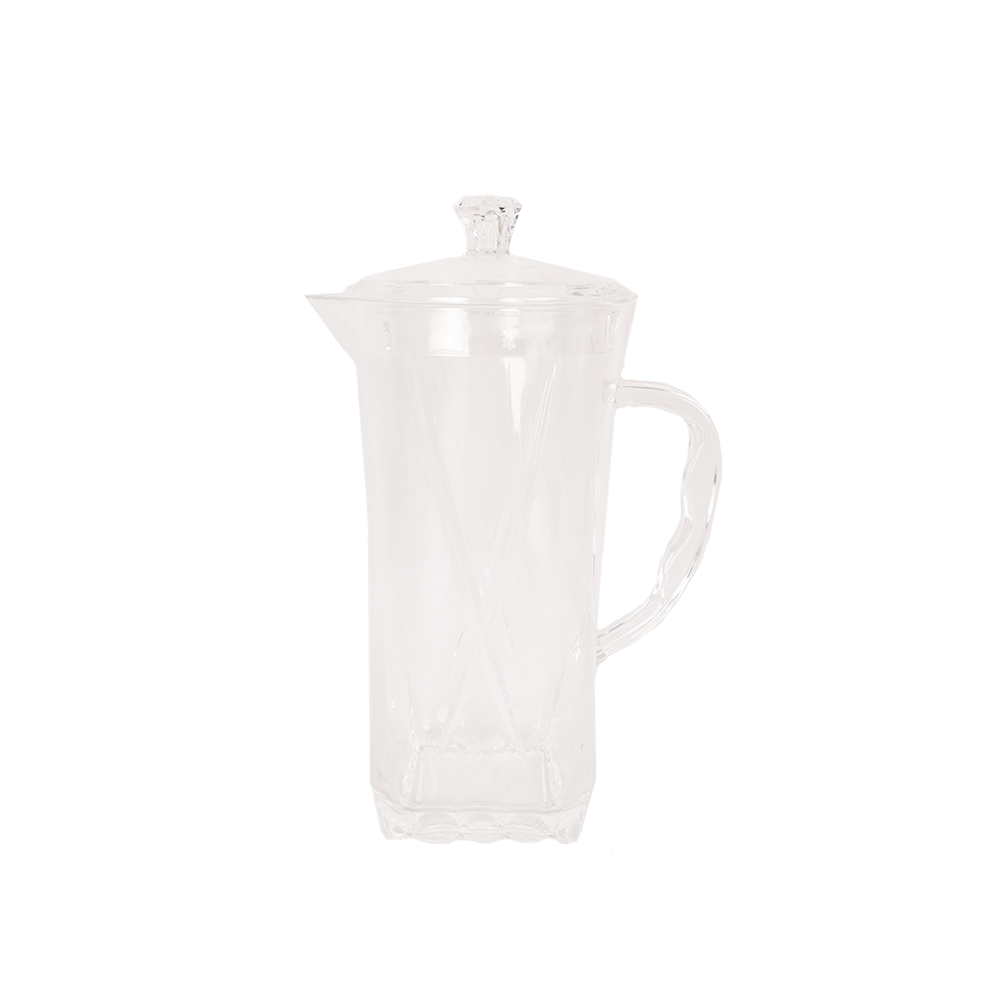 جاك بلاستيكي مع 6 كاسات شفافة - موديل AW972