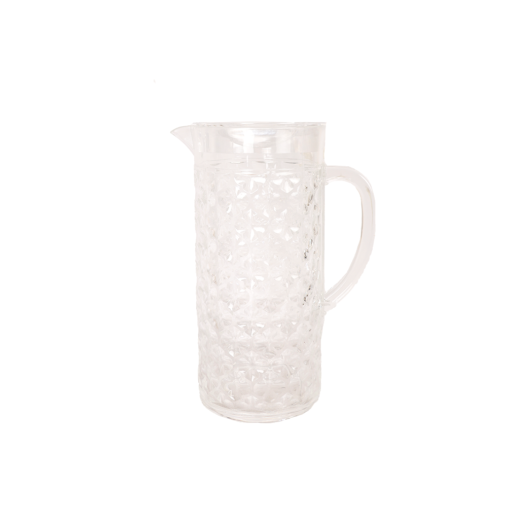 جاك بلاستيكي مع 6 كاسات شفافة دائرية - موديل SH107