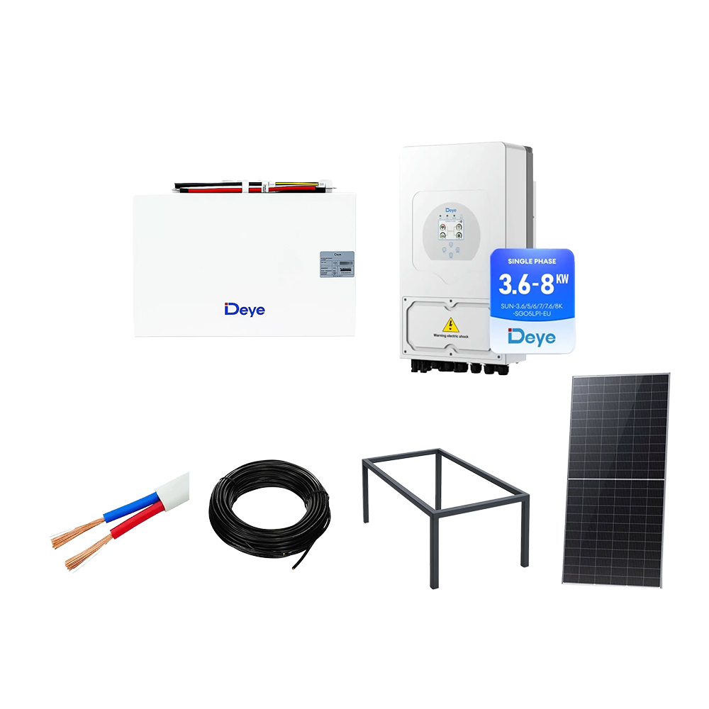 باكج الطاقة الشمسية المتكامل 6 في 1