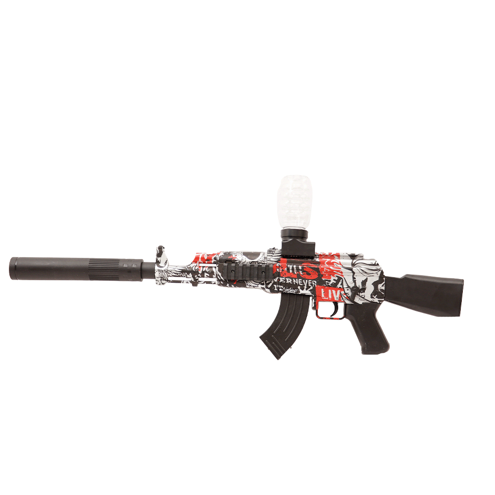 لعبة رشاش رامبو للأطفال من عمر 15 سنة و أكثر مع شاحن USB و ذخيرة مائية