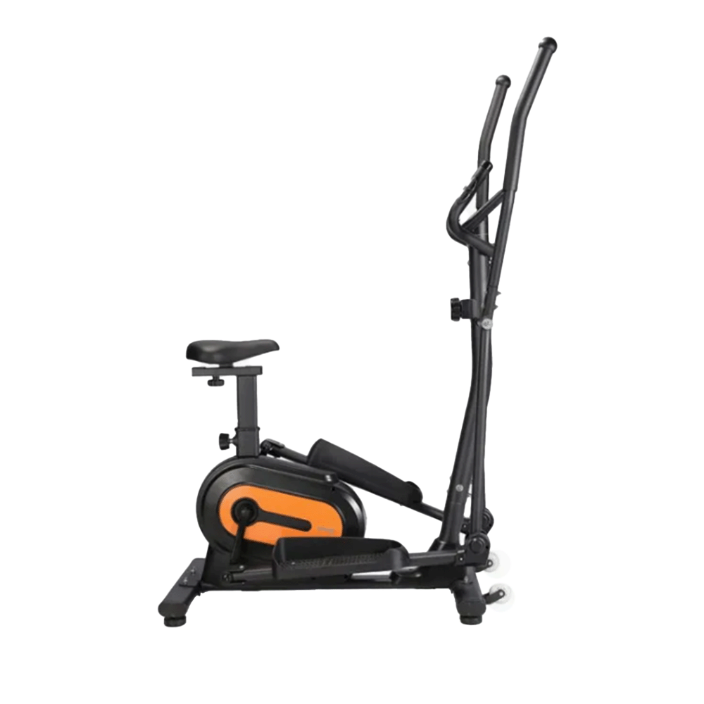 جهاز تمرين بيضاوي منزلي متعدد الوظائف - أسود