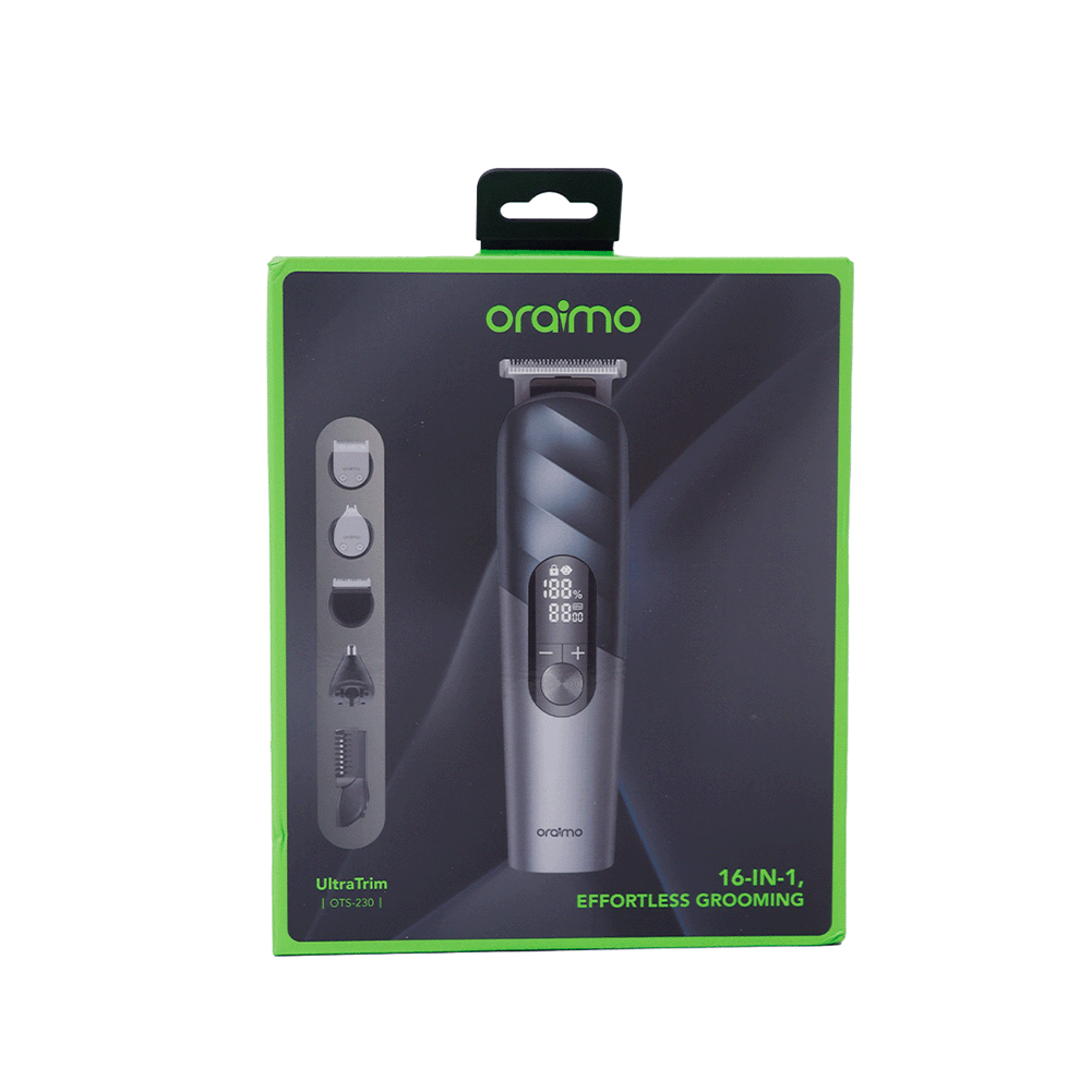ماكينة حلاقة أورايمو متعددة الوظائف وجهد 5 فولت موديل OTS‑230 - أسود
