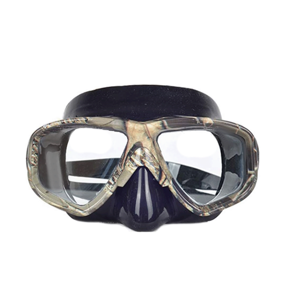 نظارة غوص من أتاي مزوّدة بمرآة وأنبوب تنفس و حزام قابل للتعديل من السيليكون الناعم