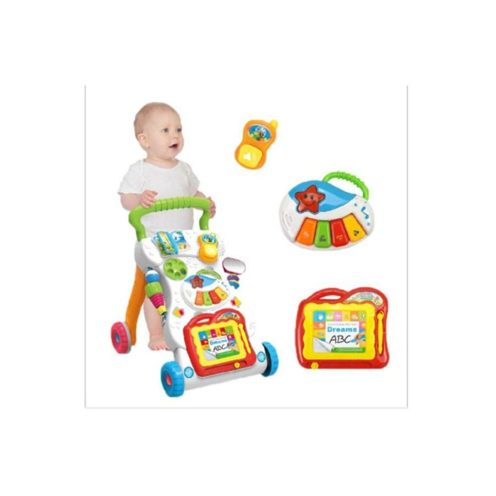 كول بيبي عربة تعليم المشي 4 في 1