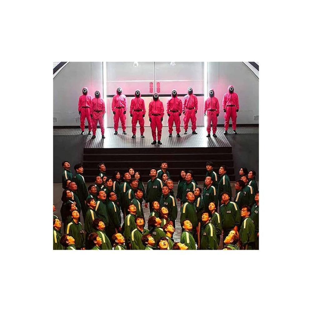 مس تيارا قناع لعبة الحبار - أسود 