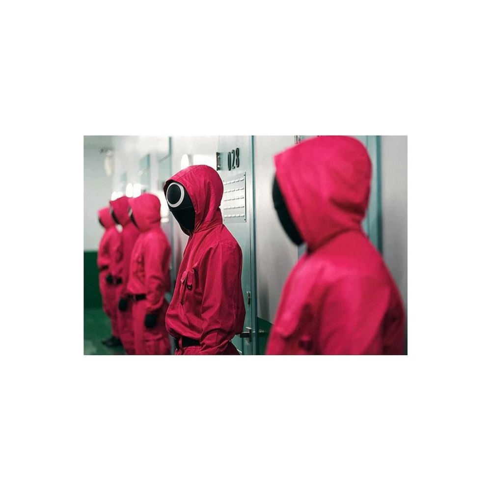 مس تيارا قناع لعبة الحبار - أسود 