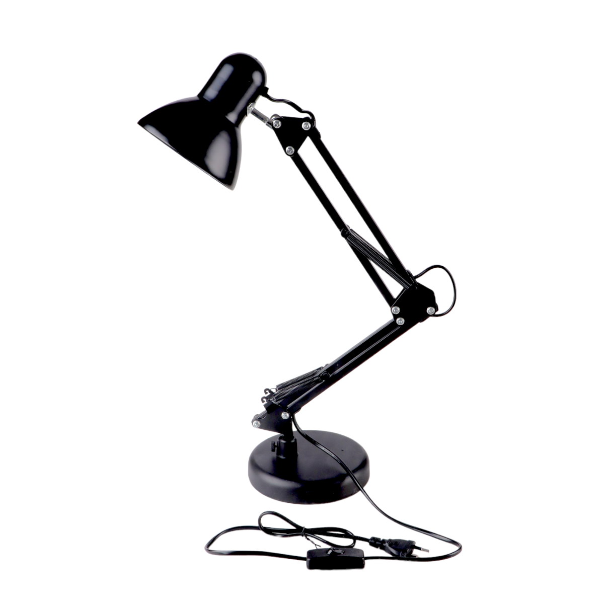 مصباح مكتبي قابل للطي بقوة 40 وات موديل AT-1002 - أسود