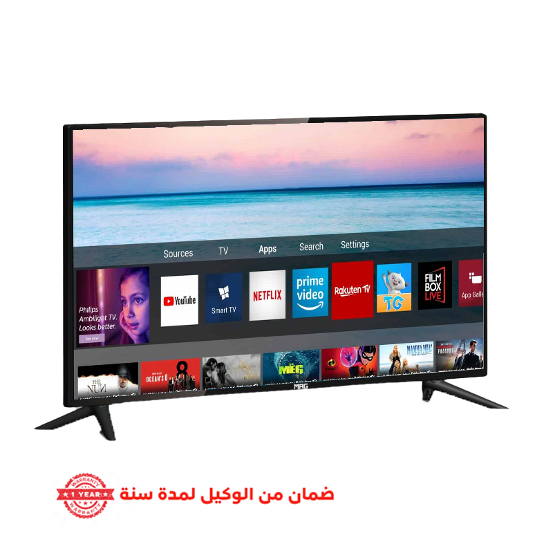 ام أي جي تلفزيون سمارت مزود بنظام أندرويد بحجم 32 بوصة فل اتش دي بقوة 40 وات موديلKTV-32X500 - أسود 