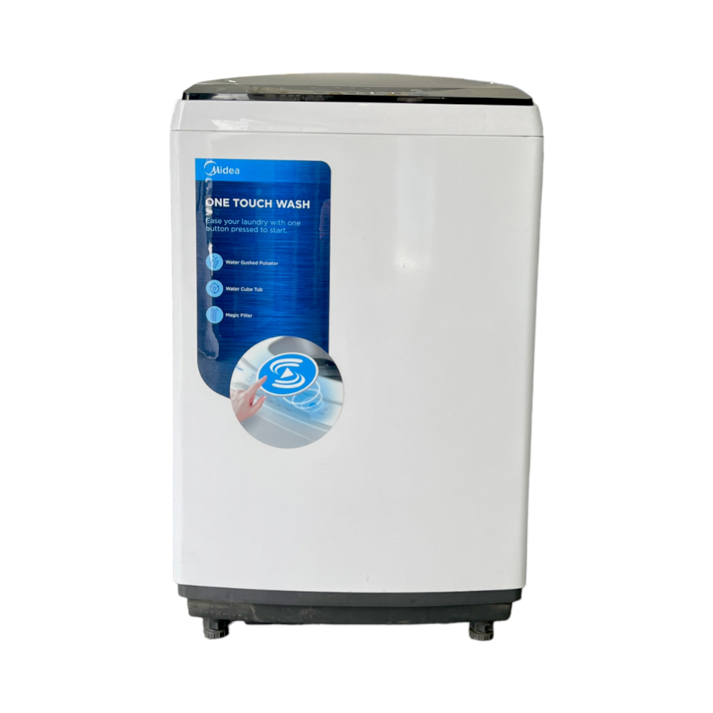 ميديا غسالة اتوماتيكية بفتحة علوية قوة 600 وات وسعة 8 كيلو موديلUY-AC120-S20TCLPSFM/0201 - ابيض 