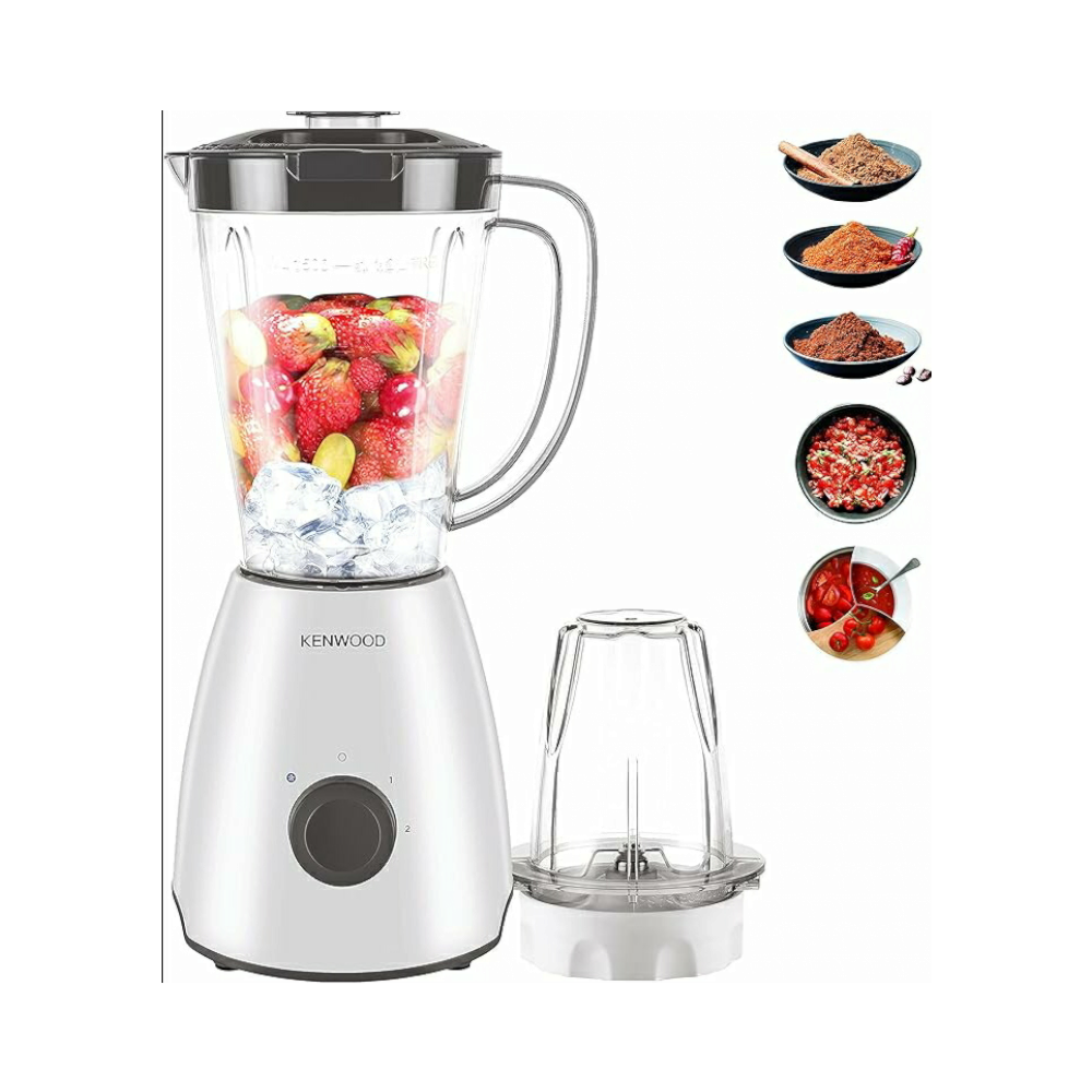 كينوود عصارة كهربائية بقدرة 400 وات وسعة 1.5 لتر موديل BLP10.A0WH - أبيض