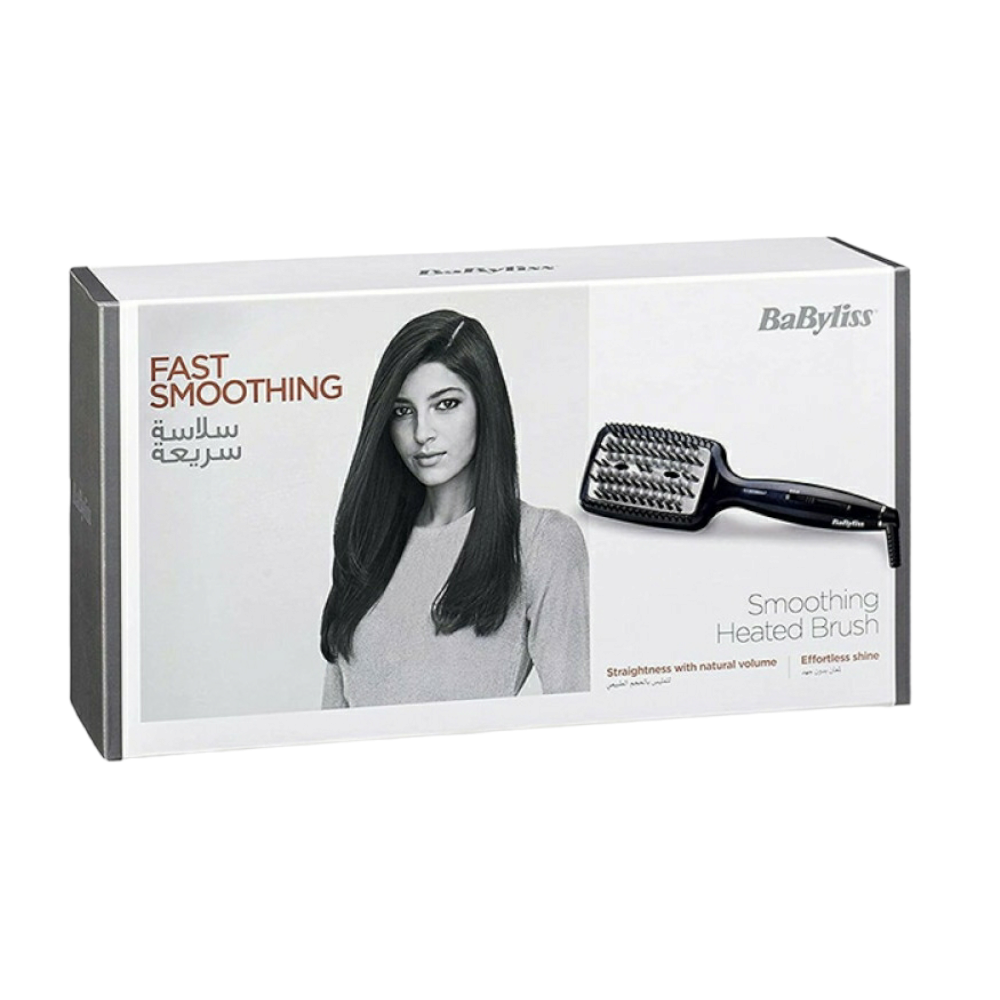 بيبي ليس فرشاة حرارية ثلاثية الابعاد لتمليس الشعر بقوة 41 وات موديل HSB101SDE