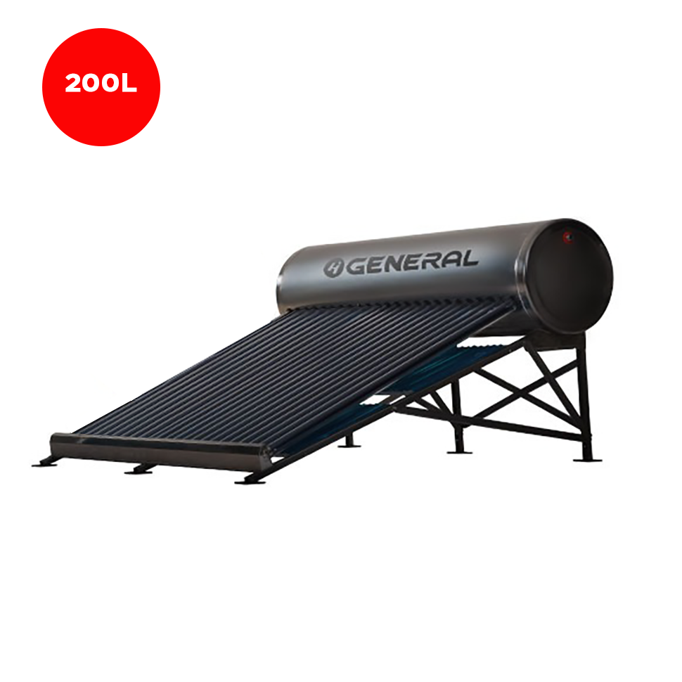 جنرال سخان مياه بالطاقة الشمسية - 200 لتر