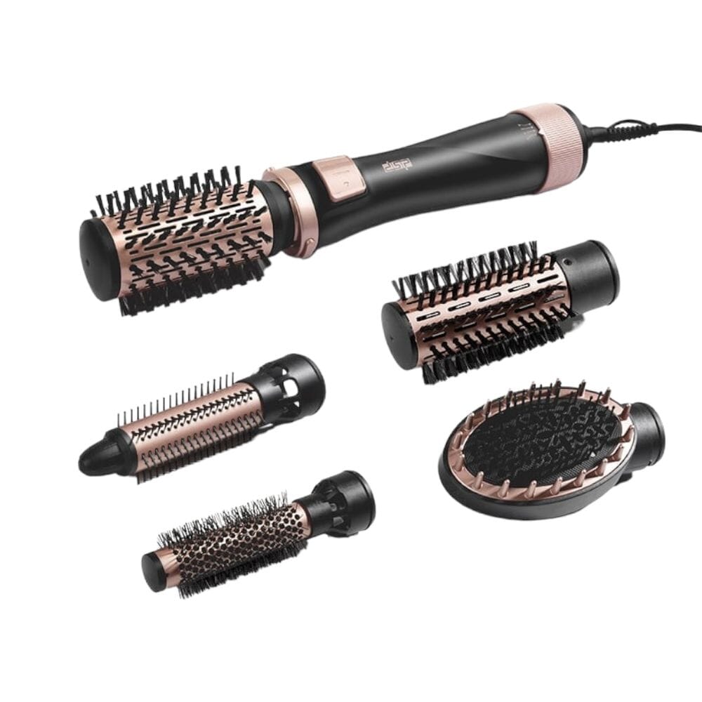 دي اس بي إستشوار بفرش 5*1 حرارية دوارة بقوة 1000 وات موديل 50063 - أسود