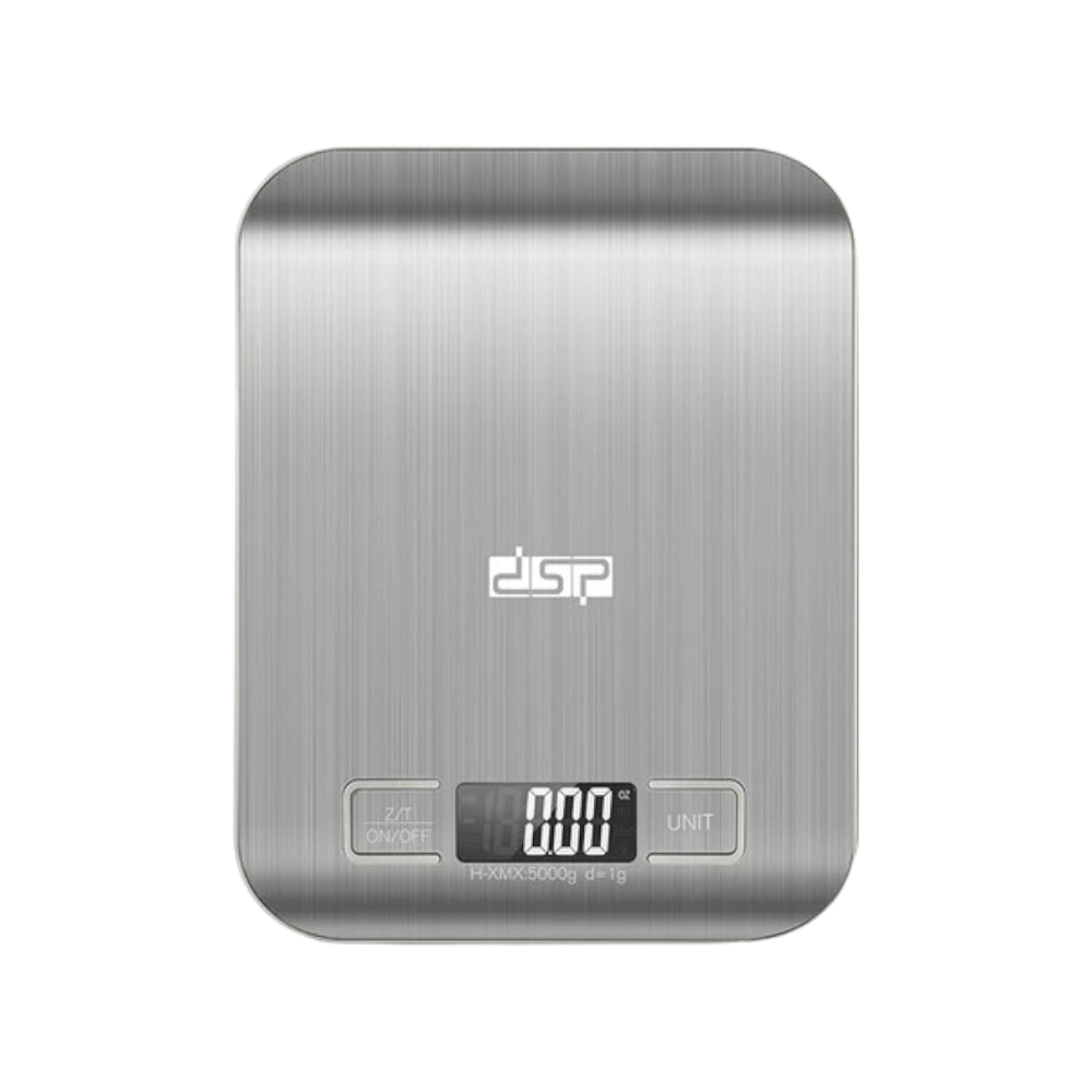 دي اس بي ميزان حساس للمطبخ ٥ كيلو موديلKD7012 - فضي