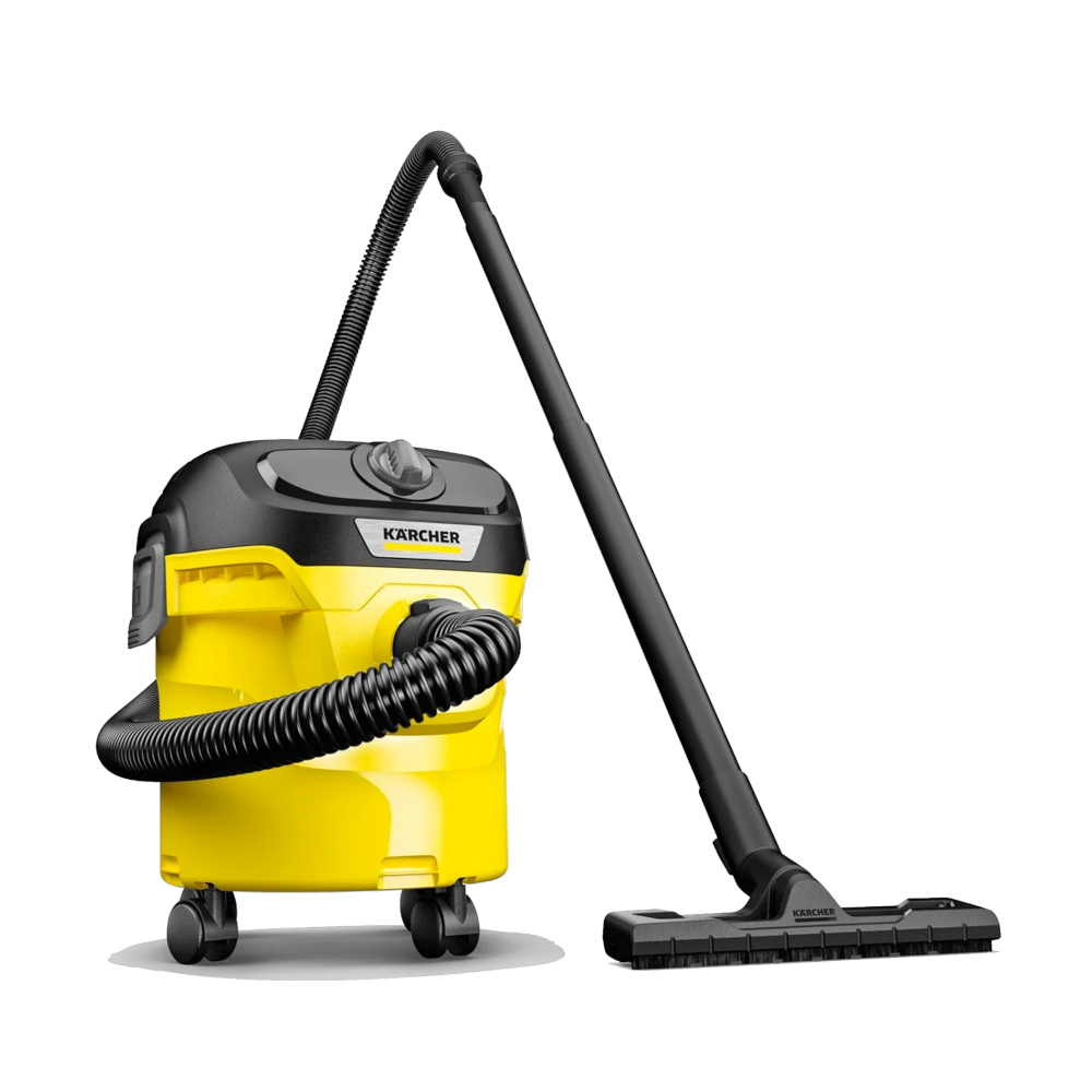 كارشر مكنسة كهربائية متعددة الاستخدامات بقوة 1000 وات وسعة 12 لتر موديل KWD1 - أصفر