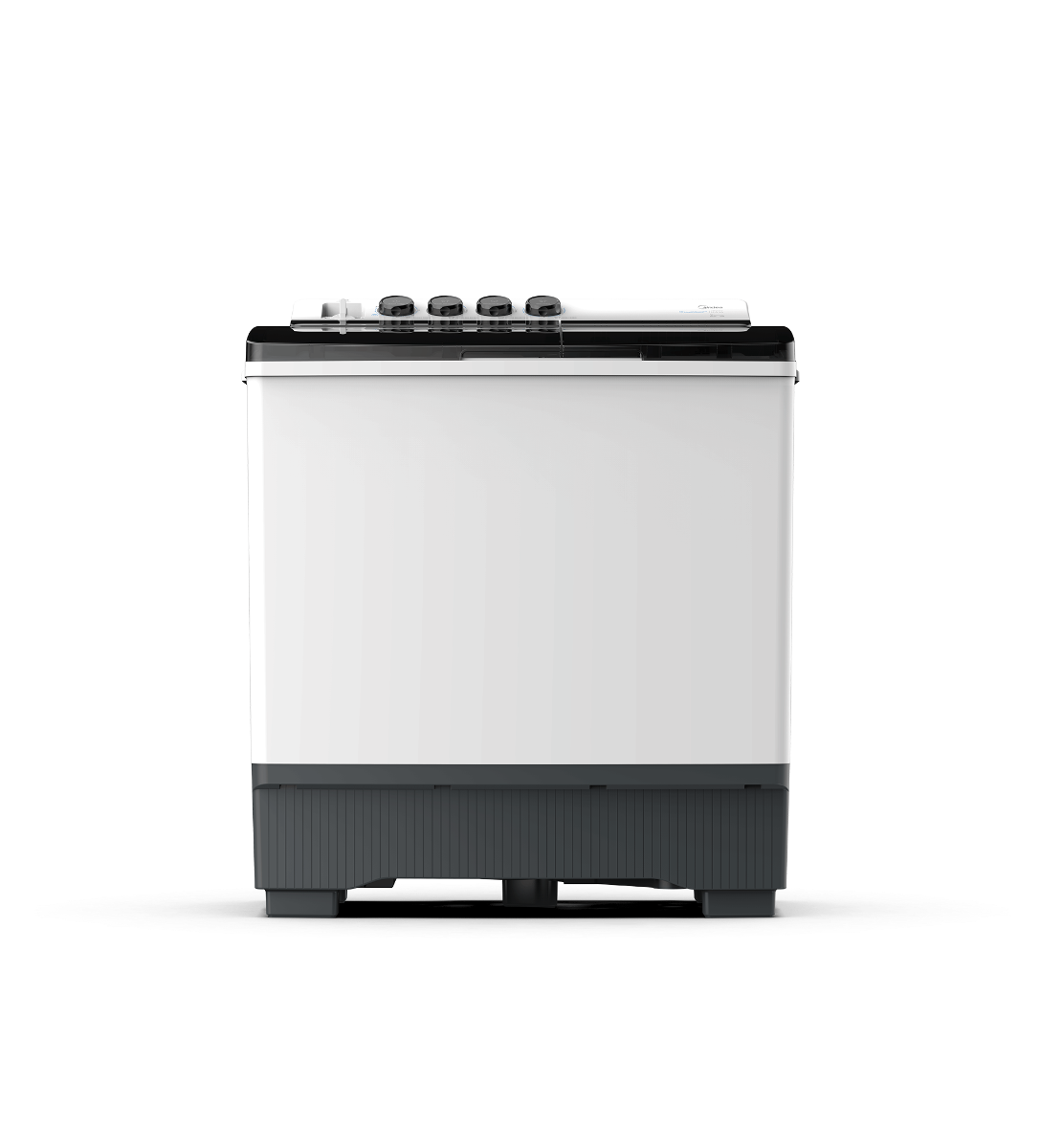 ميديا غسالة كهربائية بحوضين سعة 12 كجم وقوة 630 وات موديل MT100W120/W-GCC - أبيض