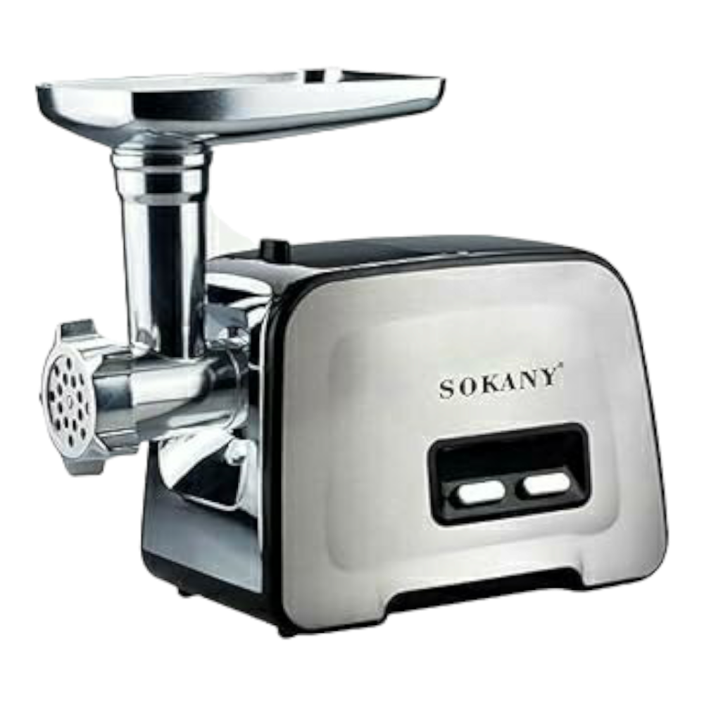 سوكاني فرامة لحم كهربائية بقوة 3500 وات موديل 090 - فضي