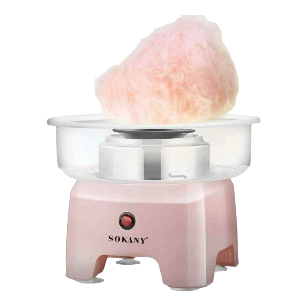 سوكاني آله لصنع غزل البنات موديل 520 - وردي