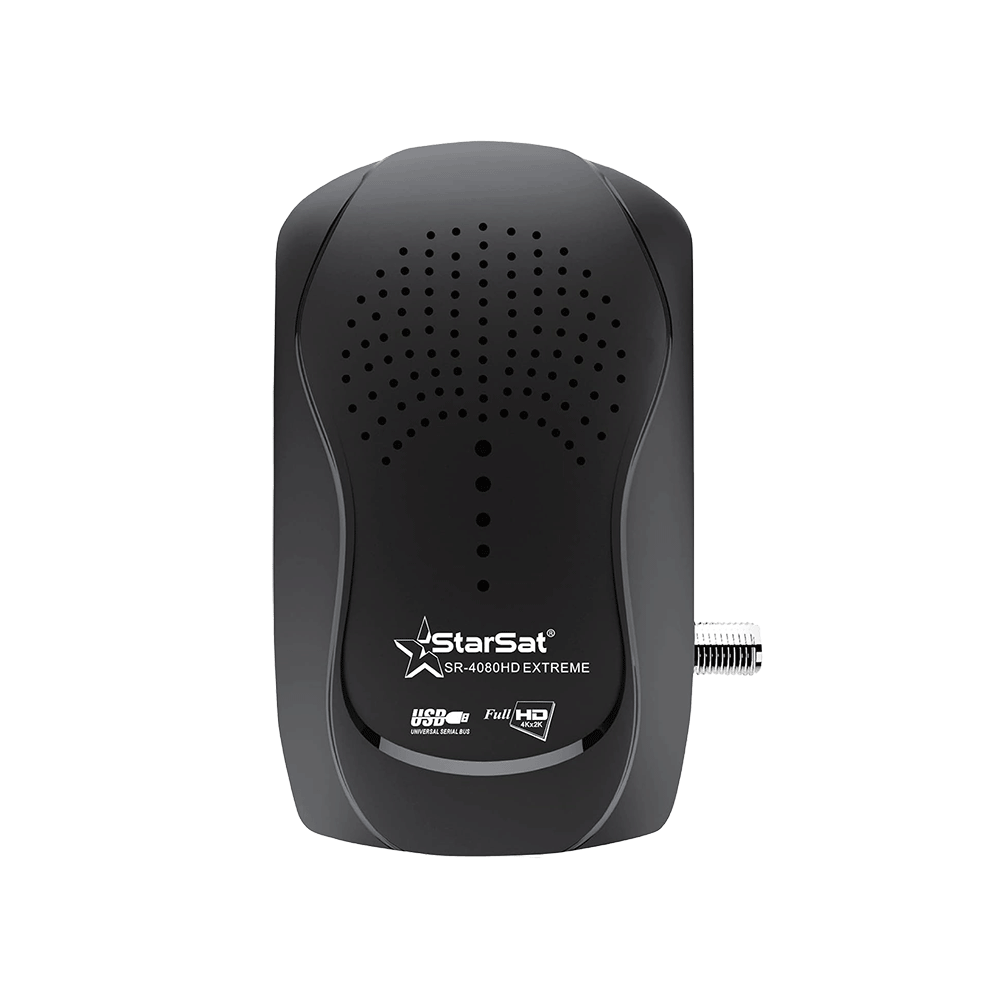 سيفر ستار سات موديل SR-4080HD - أسود