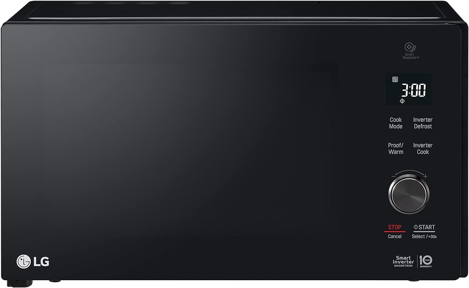 إل جي ميكرويف كهربائي سمارت سعة 42 لتر قوة 1200 وات موديل MS4295CIS- أسود