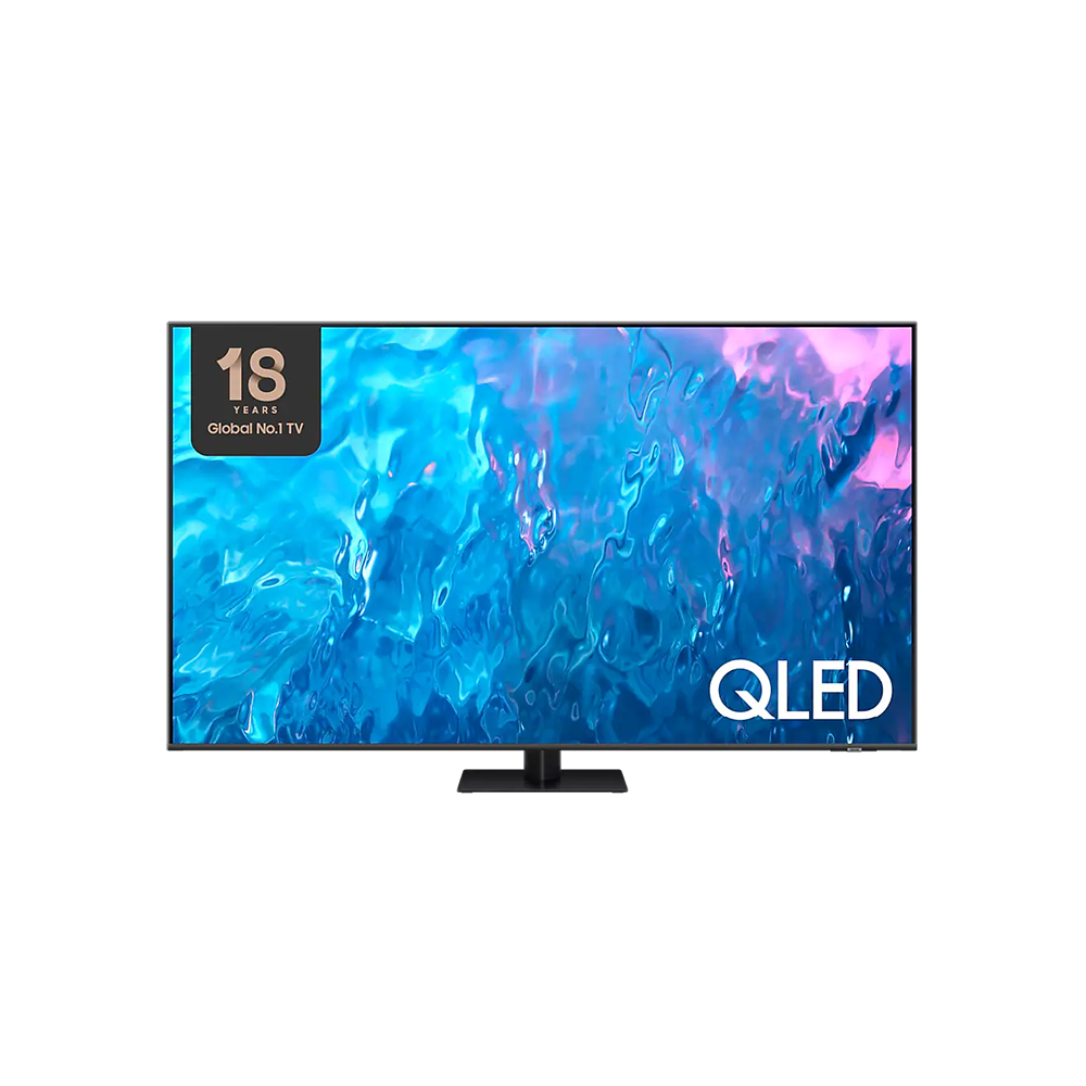 سامسونج تلفزيون سمارت 65 بوصة دقة QLED 4K قوة 250 وات موديل 65Q70C - أسود