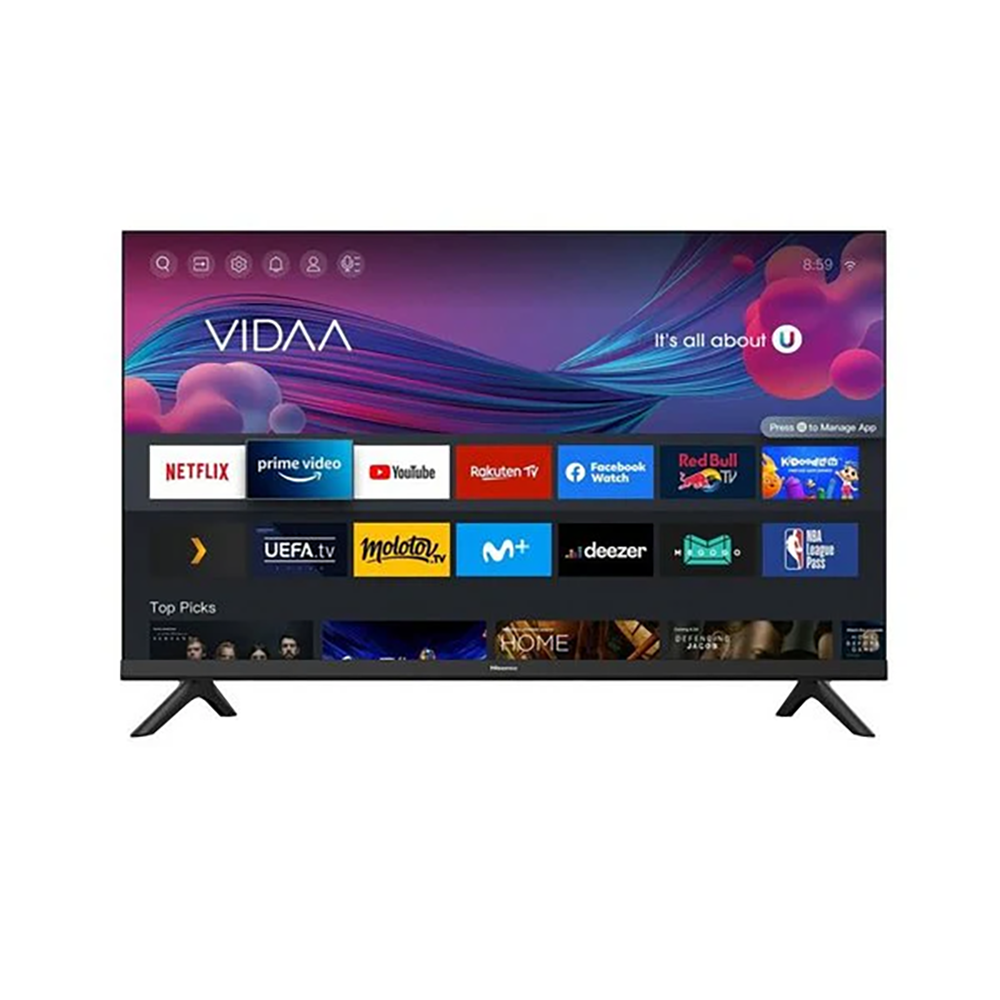هايسنس تلفزيون سمارت 32 بوصة قوة 50 وات موديل 32A4K - أسود 