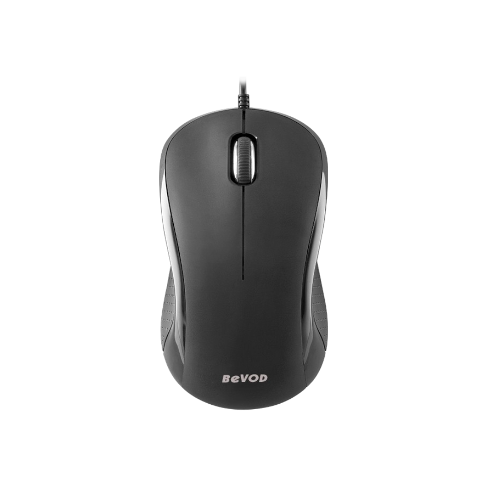 بيفود ماوس مكتبي سلكي موديل BVM-39IBU - أسود
