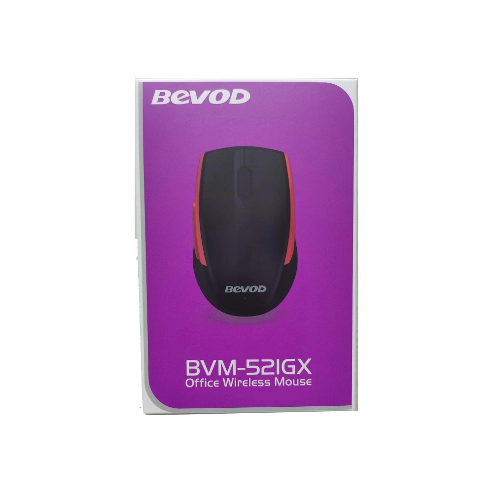 بيفود ماوس مكتبي لا سلكي موديل BVM-521GX - أسود