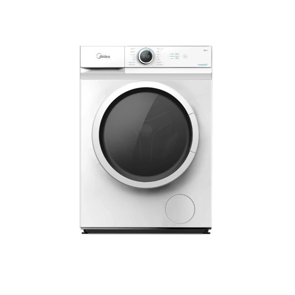 ميديا غسالة ملابس أوتوماتيكية بفتحة امامية سعة 8 كجم و قوة 570 وات موديل MF100W80/GCC - رمادي