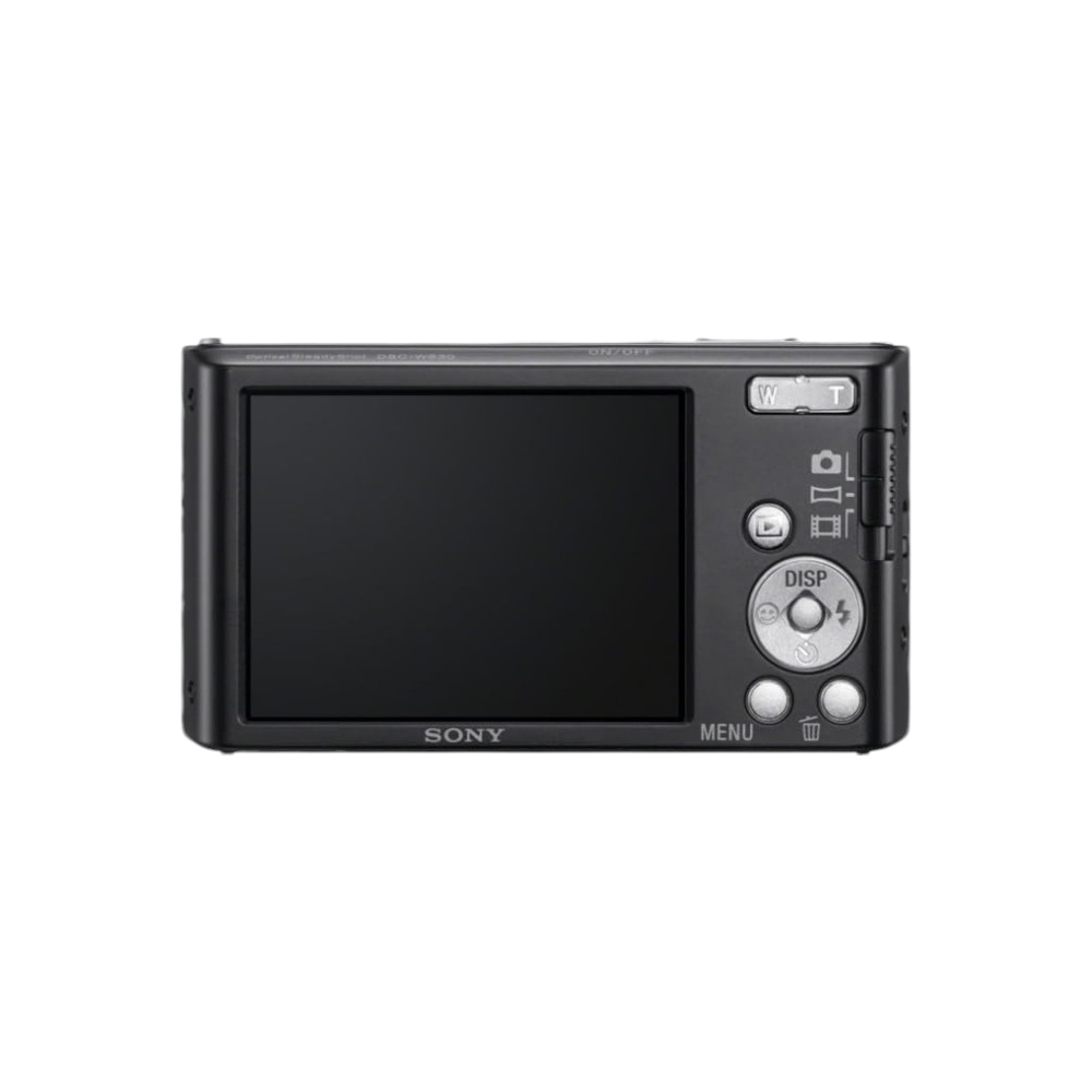 سوني كاميرا رقمية بدقة 20.1 ميجابيكسل مع شاشة LCD مقاس 2.7 بوصة موديل DSCW830B - أسود