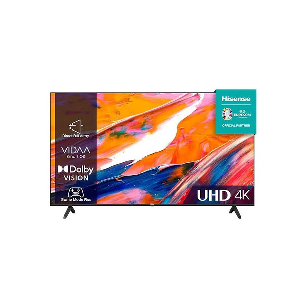 هايسنس تلفزيون ذكي 4K UHD مقاس 50 بوصة قوة 95 وات موديل 50A62NS - أسود