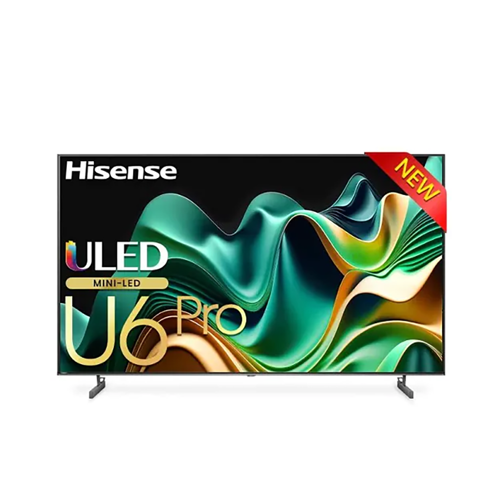 هايسنس تلفزيون ذكي U6N Pro Mini LED ULED 4K مقاس 65 بوصة موديل 65U6PRO - أسود