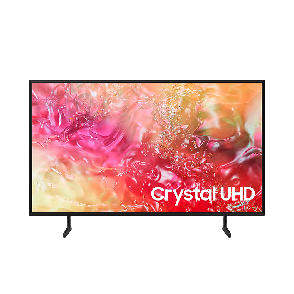 سامسونج تلفزيون ذكي Crystal UHD DU7000 4K Tizen OS مقاس 55 بوصة قوة 130 وات موديل DU7000 - أسود