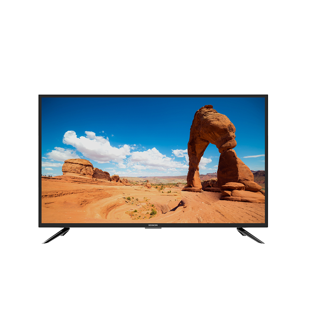 هيدسون تلفزيون سمارت ضد الكسر مقاس 55 بوصة قوة 65 وات موديل HLD-P55UHS-4K-8G - أسود