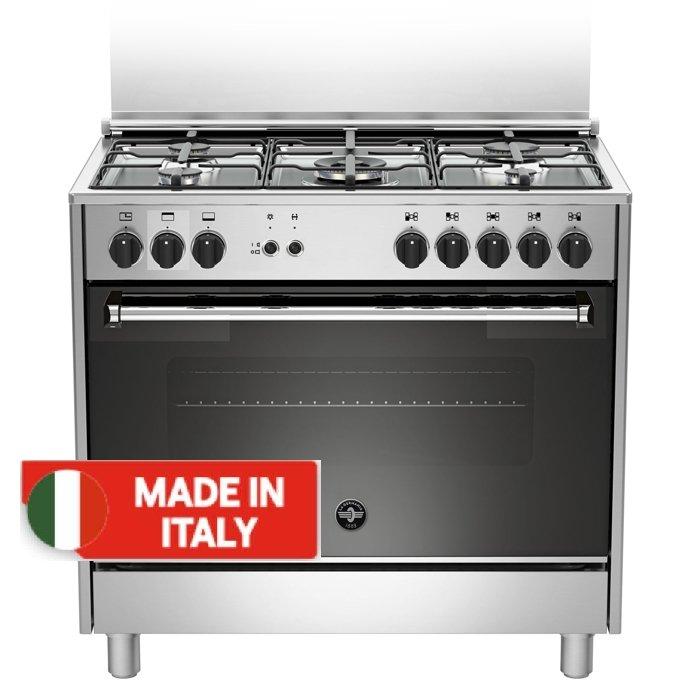 لاجيرمانيا طباخة غاز 5 شعل موديل AMS95C81DX مقاس 90x60 سم - فضي