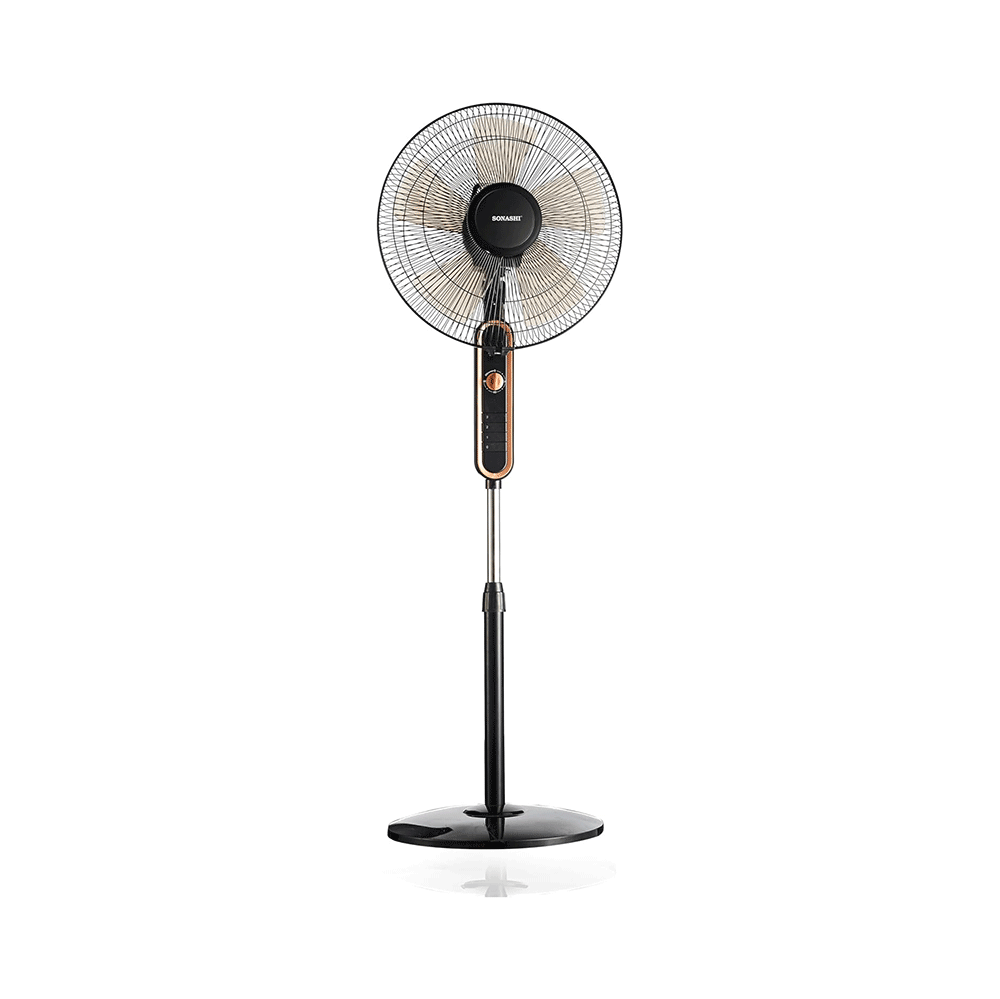 سوناشي مروحة كهرباء عمودية قوة 60 وات موديل SF-8025S - أسود 