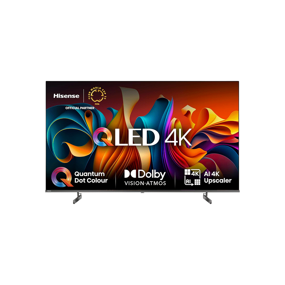 هايسنس تلفزيون ذكي 85 بوصة بتقنية 4 كي QLED قوة 292 وات موديل Q6N - اسود