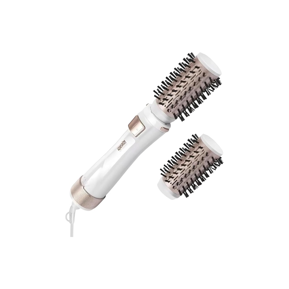 دي اس بي فرشاة تصفيف الشعر 2 في 1 بالهواء الساخن موديل 50064 - أبيض
