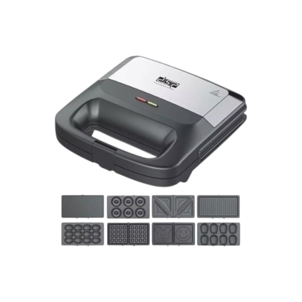 دي اس بي صانعة الوافل بقوة 1200 وات موديل KC800 - أسود