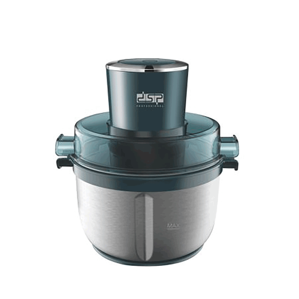 دي اس بي مفرمة لحوم كهربائية بسعة 2 لتر وقوة 350 وات موديل KM4045 - فضي 