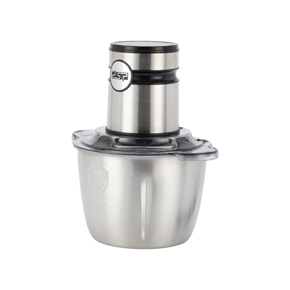 دي اس بي مفرمة طعام كهربائية بسعة 3 لتر وقوة 400 وات موديل KM4031 - فضي 