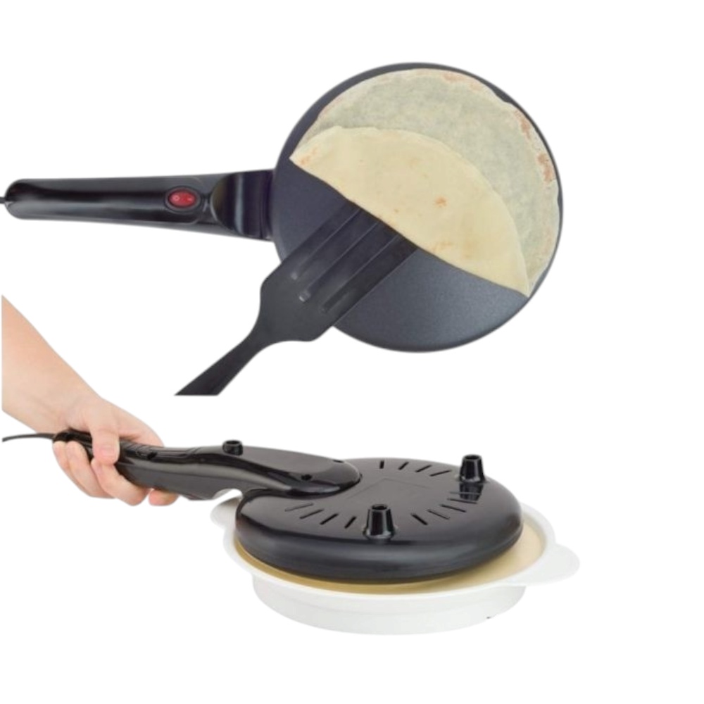 دي اس بي صانعة الكريب الكهربائية مع سطح غير لاصق موديل KC3016 - أسود