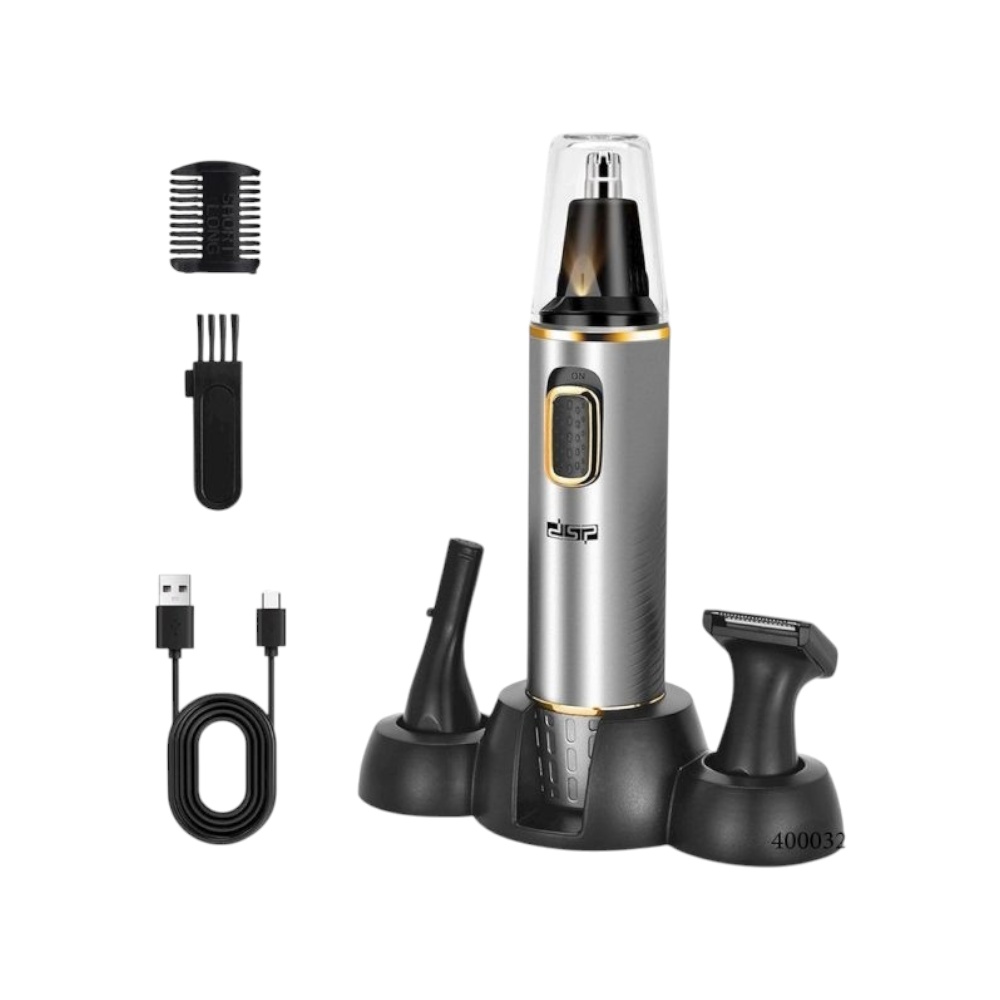 دي اس بي ماكينة حلاقة قابلة للشحن ببطارية 500 امبير مقاومة للماء موديل 400032 - أسود