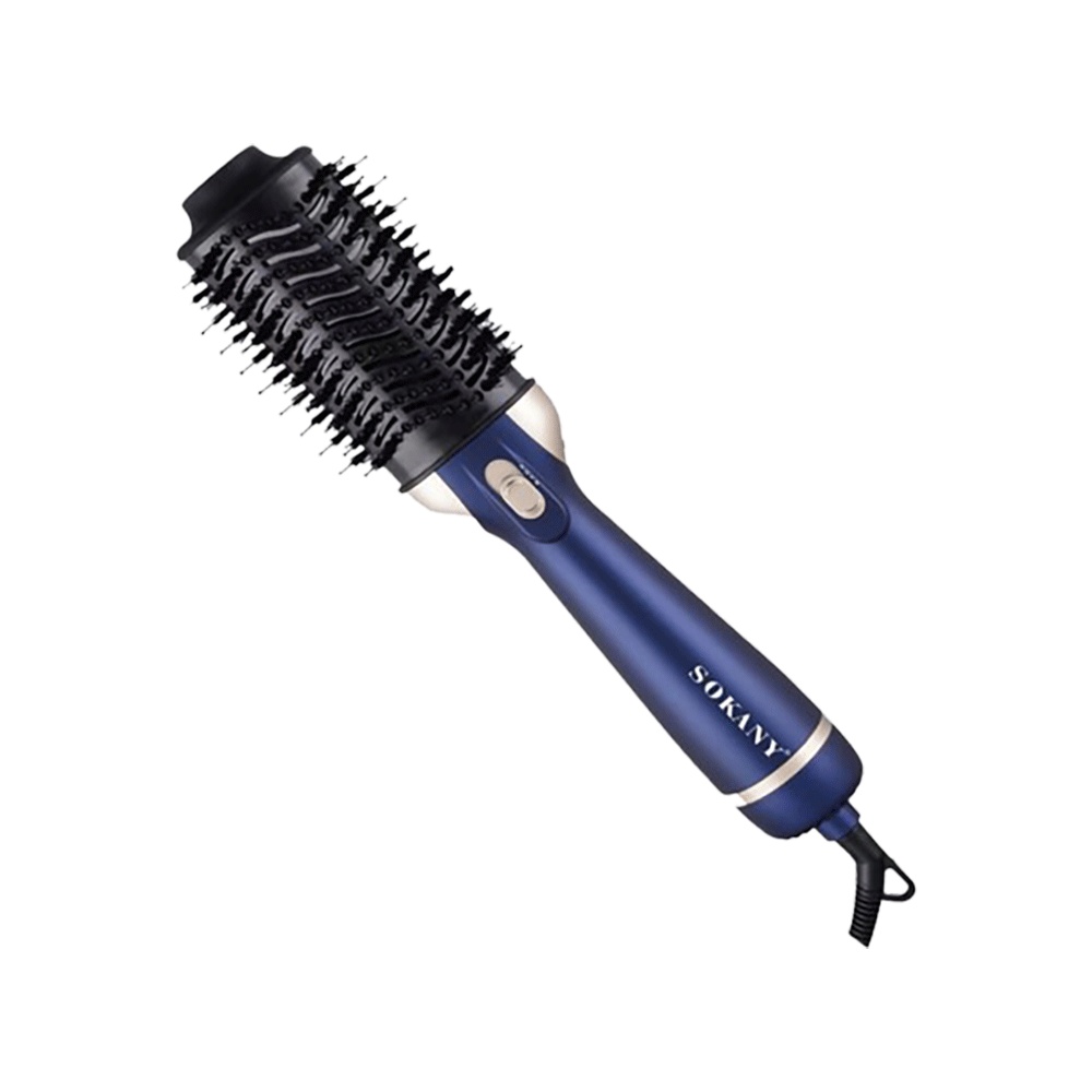 سوكاني فرشاة تصفيف الشعر بالهواء الساخن 3 في 1 بقوة 1200 وات موديل SK-904A - أزرق